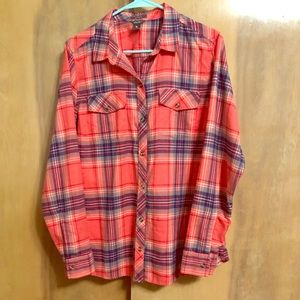 Eddie Bauer long sleeve flannel shirt
